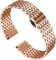 Stainless Steel Watch Band for OB DW Longines L4 Comfortable To Wear Double Press Butterfly Buckle Watch Strap 14mm 16 18 20mm 12mm