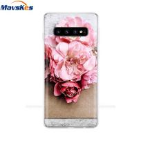Naujausias TPU spausdintas dėklas, skirtas Samsung Galaxy S10 S10+ telefono dėklas, skirtas Samsung S10 Plus S10e dėklams, galinis dangtelis, buferis Fundas Coque Samsung S10