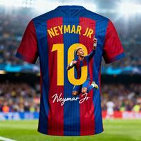 Madingi Neymar Specialaus Leidimo Futbolo Marškinėliai Trumpomis Rankovėmis Vyrams Moterims Vaikams Lauko Treniruočių Viršutinė Dalis Greitai Džiūstanti Kvėpuojanti Sportinė Apranga S