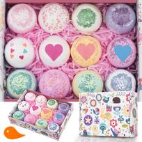 Bath Handmade Bath Surprise Birthday Gift Box Popular with FDA Ingredient Ball Bombs, Salts, Gift, Present, Gift, Included, Women, Approved, Tested,