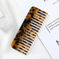Acetate Marble Pattern Comb Anti-Static Wide Tooth Hair Combs for Women Curly Hair Salon Hairdressing Styling Tools