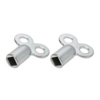 4pcs 5×5mm Square Socket Radiator Accessory Heater Exhaust Key for Standard Heating Valves Zinc Alloy Radiator Exhaust Valve Key