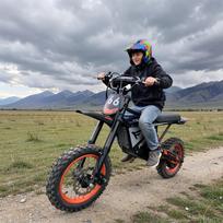 ES JAV Sandėlis Visureigis Elektrinis Purvo Dviratis 30Ah Ilgo Nuotolio E-Motoroleris Su Hidrauliniu Diskiniu Stabdžiu 12 Colių Visureigio Padanga Vaikui Y66
