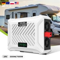 DATOUBOSS 24V 3500W Pure Sine Wave Renewable Energy Technology Solar Inverter for Car Truck Off Grid Solar System Camping Off-Grid Solar System 3.5 kW Off grid inverter