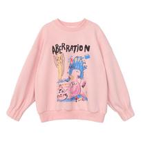 LUSON Girls' Cartoon Long Sleeve Hoodie 150