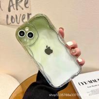 ins wind niche matcha green apple 14promax mobile phone case iPhone13/12/11 all-inclusive XS/7/8P new Apple 14pro#max