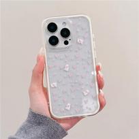 Floral kitten and puppy three-in-one colorful for Apple 16/15iphone13/XR/MAX Huawei mobile phone case apple 11
