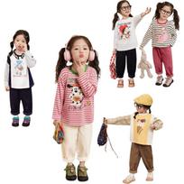 LUSON Okids Girls' Corduroy Harem Pants 90 juoda