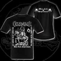Conqueror War Cult Supremacy T-shirt BLACK Revenge Blasphemy Diocletian XXXL