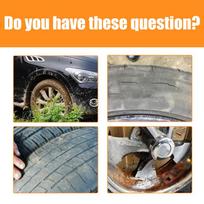 Wheel Rim Cleaner 120Ml Car Detailing Brake Dust Remover Powerful Brake Cleaning Spray Washing Brushes For Cleaning Wheels Tires
