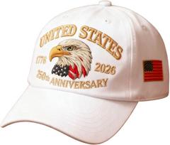 250-ojo Jubiliejaus JAV Kepurė Erelis 250 Metų Amerikietiško Jubiliejaus Beisbolo Kepuraitė Siuvinėjimas Veteranų Kepurė