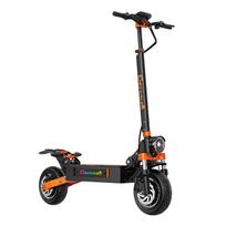 Cheevalry S10 Dvigubo variklio elektrinis paspirtukas su posūkių rodikliais, 52V 36Ah baterija juoda
