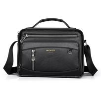 Men's Large Capacity Business Casual Commuter Crossbody Bag gray