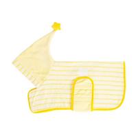 Cute Quick-drying Dog Bathrobe Soft Absorbent Puppy Robe Pet Bathing Supplies Nightwear Dog Towel Cat (Yellow,XS) geltona
