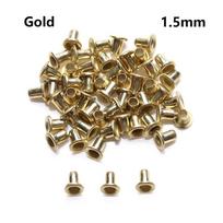 50pcs 1.5/2.0/2.5MM Mini Ultra-small Sewing Accessory Doll Bags Accessories Belt Buckle Diy Dolls Buckles Metal Eyelet Buttons