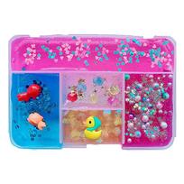Soft Cute Stretchy Elasticity Slime Fluffy Foam Slime Kit Toys Gift Ocean blue