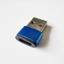 GIMIRO USB C lizdas prie USB kištuko adapteris, C tipo į USB A įkrovimo laido adapteris telefonui mėlyna