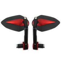 Motorcycle Sportbike 7/8  Handle Bar End Mirrors For Yamaha R1 YZF R6 CBR600RR