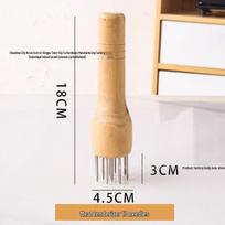 Stainless Steel Meat Tenderizer Tool - Piercing Hammer for Steak, Pork, and Pork Belly balta spalva