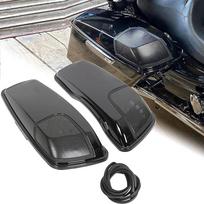 5x7 Motorcycle Speaker Covers with Iron Mesh for Harley 14-23 Road Glide, Street Glide, and CVO Models Harley Glide Speaker Cover gray