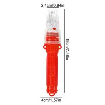 Marine Flares For Boats Electronic LED Fishing Light Day/Night Flare Boating Safety Kit Electronic Light-Controlled LED raudona