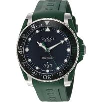 Gucci YA136310 Dive Juodo ciferblato vyriškas laikrodis 40mm žalia