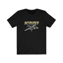 A-6 Intruder Naval Attack Aircraft T-Shirt 100% Cotton O-Neck Summer Short Sleeve Casual Mens T-shirt Size S-3XL - Men's Summ... S įvairiaspalvis