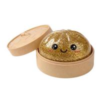 Garinių bandelių spaudomas žaislas, mielas koldūno streso mažinimo kamuoliukas, lėtai keliantis dekompresinis žaislas ant stalo, Kawaii Fidget dovana