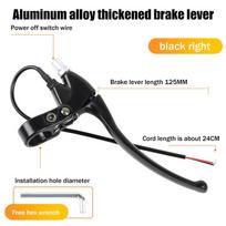 Ultralight Bicycle BMX Brake Handle Electric Bike Cycling Brake Levers V/Disc Brake Handle With Wire Power-off Switch Accessor