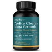 Zeolito valymo maisto papildas su ALA, NAC, pienine usnele ir chlorela - Veganinės kapsulės - 120 vnt. 120PCS