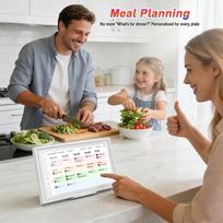 Smart Digital Family Planner WiFi Calendar with Touch Screen and Photo Sync for Modern Home Decor and Kitchen Wall B156-SZF06L6-RL-A