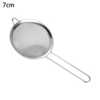 7/8/10/12/14/16/18/20/22cm Kitchen Filter Sieve Stainless Steel Sifter Flour Strainer Mesh Colander 7cm
