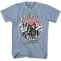 Motley Crue Star Studded Men T Shirt XL