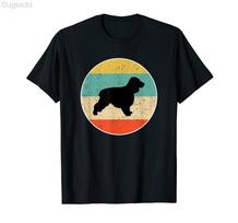 English Cocker Spaniel Dog Lover TShirt 100 Cotton Men Women Unisex Hip Hop T Shirts For Gift Size XS5XL S