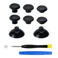 8 in 1 Game Controller Adjustable Joystick Mushroom Head Replacement Thumbsticks Grip with Screwdriver for P5 1