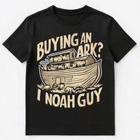 Funny Noah Ark Pun Unisex T-shirt Tops Tees Unisex S