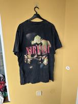 Vintage 90s Rare Nirvana Kurt Cobain In Utero Empire T-shirt size XL S