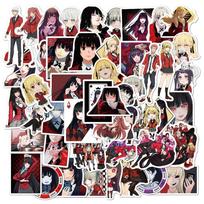 Stylish Kakegurui Stickers For Bikes Cars And Longboards With Vivid Designs 50pcs