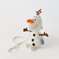 Disney Anime Cartoon Frozen Kawaii Olaf The Snowman Bag Cute Shoulder Bag Adorable Collection Christmas Gifts for Girls 26x11x5cm