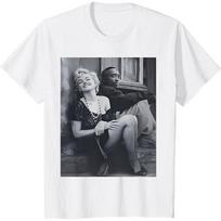 Marilyn Monroe ir 2Pac Medvilninis Unisex Marškinėliai XXXL