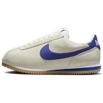 Nike Cortez Sporto skyriaus moteriški kedai Kreminiai Šviesiai dramblio kaulo Tamsiai karališki mėlyni FQ8108-110 38.5