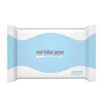 Hanging Biodegradable Wet Wipes Family Pack - Wall-Mounted Space-Saving Pure Water Toilet Paper Alternative