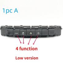 Automobilio konsolės avarinio apšvietimo dinaminio valdymo jungiklių panelės blokas Mercedes Benz Vito V klasės W447 W448 2018- 1PC A gray