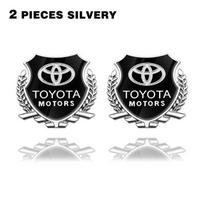 3D Ženklelis Kviečių varpa Lipdukas Decal Automobilio Išorės Aksesuarai Automobilio Ženklelis Šoninis Kėbulo Lipdukas Toyota RAV4 Corolla Camry Prado Crown