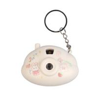 Mini Cartoon Camera Keychain with Slide Projector Light Kids Toy Pendant for Bags Backpacks Fun Gift & Grab Machine Prize for Boys Girls A