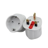 German to UK 13A Adapter | 16A Euro Power Converter Plug with Fuse British to German Adapter