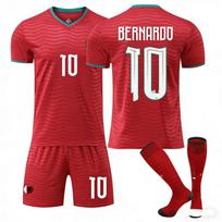 2026 World Cup Portugal Home Football Jersey for Kids and Adults #10 BERNARDO 16