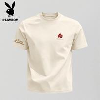 PLAYBOY Men's 2026 Pure Cotton Short Sleeve T-Shirt 2XL