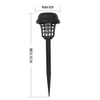 Solar-Powered Outdoor Mosquito Killer Lamp with LED and Electric Shock Function