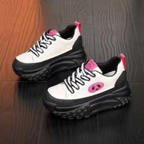 Ladies Footwear High on Platform Spring Autumn Green Lace Up Women's Shoes Stylish Daily Routine Designer Luxury Fashion 2025 39 34